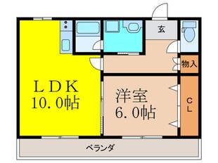 アム－ル摂津の物件間取画像